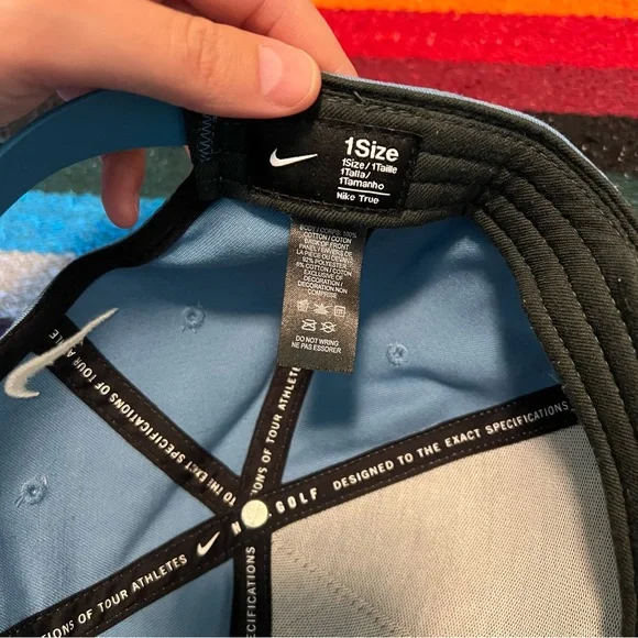 Nike Golf SnapBack Rope Hat - hand washed Carolina Blue - Picture 12 of 15